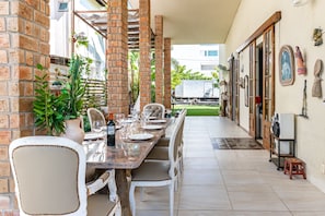 Opções para refeição ao ar livre