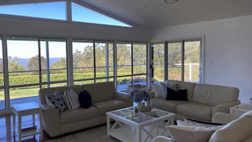 Una televisión, una chimenea, un reproductor de DVD