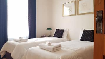 3 bedrooms, iron/ironing board, travel cot, WiFi