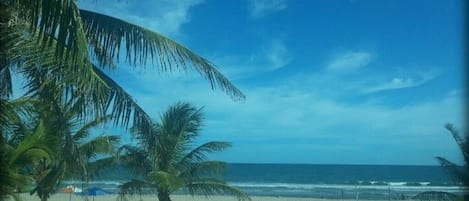 On the beach