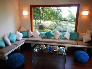 TV, fireplace, DVD player, video library