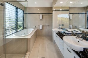 Hair dryer, towels