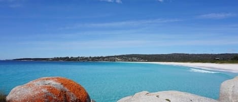 Una spiaggia nelle vicinanze