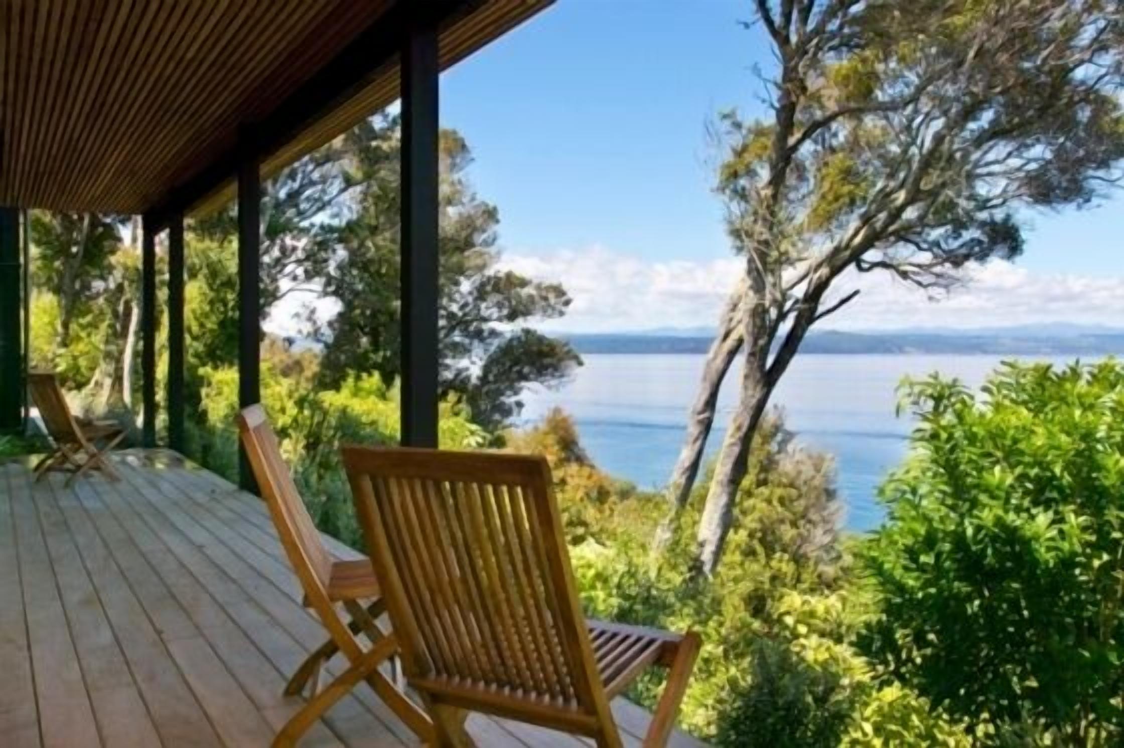 Downstairs deck for 2nd and 3rd bedroom