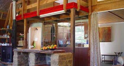 The snug and secluded Wilson Road Magic Lodge