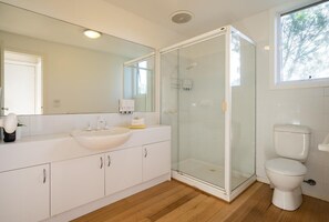 Dusche, Whirlpool, Haartrockner, Handtücher