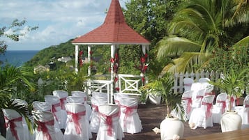 Área para banquetes al aire libre