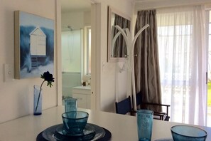 Dining - Garden Studio ~ Coromandel Apartments (Coromandel Township)