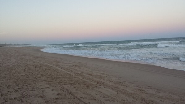 Beach nearby, sun-loungers