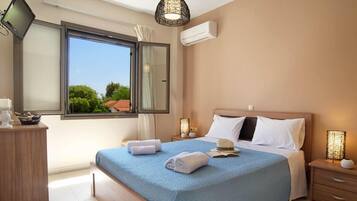 Superior-Apartment, 1 Schlafzimmer | 2 Schlafzimmer, Zimmersafe, Schreibtisch, schallisolierte Zimmer