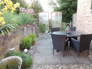 Outdoor dining - Holiday home Isula Verde - Holiday Apartment Isula Verde (Fritzlar)