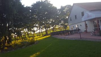 Voorkant van accommodatie