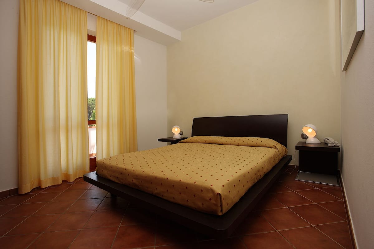 Design-Zimmer, 2 Schlafzimmer, Balkon, Gartenblick