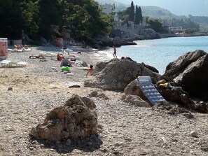 On the beach