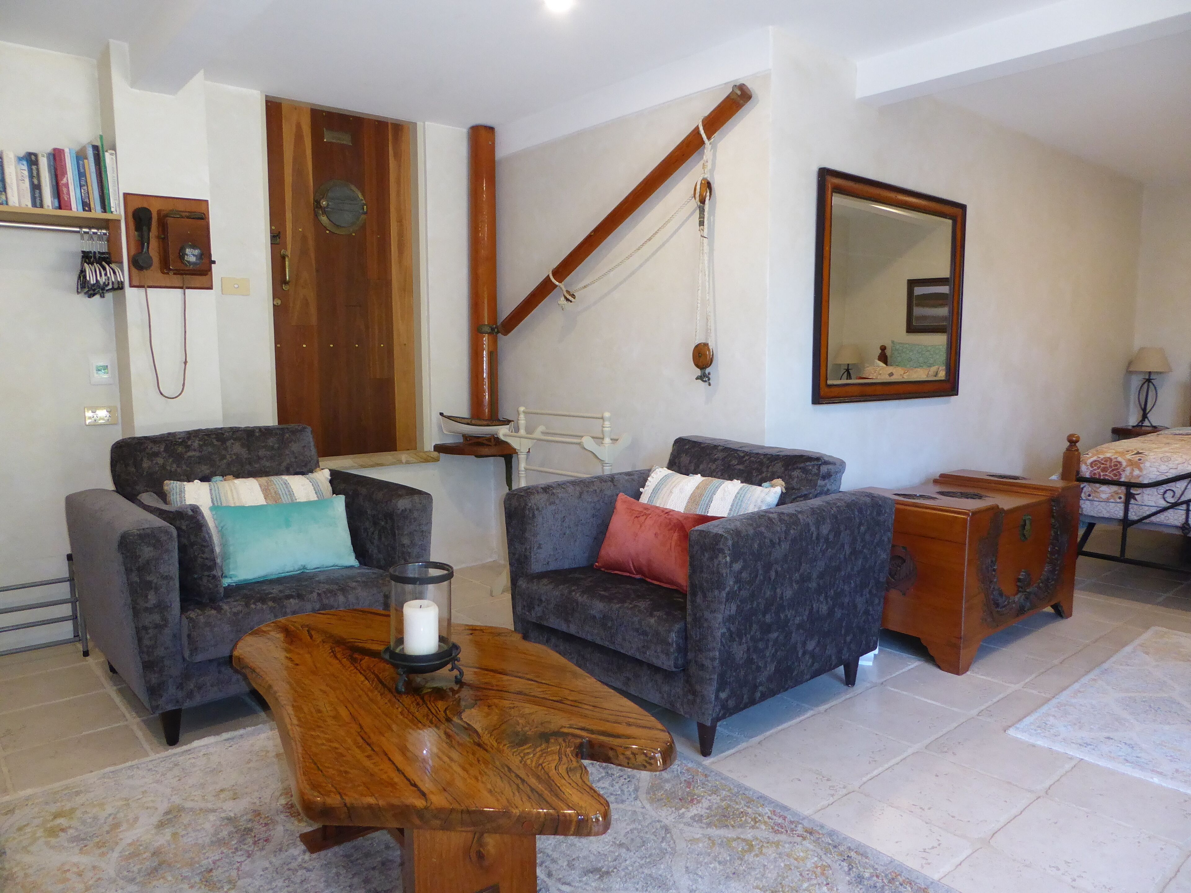 Private Studio below Stunning Heritage Cottage with own entrance