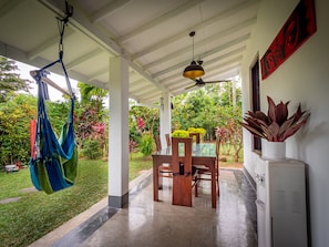 Garden View Terrace Dining and Hanging Chair