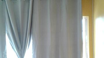 Flat-screen TV, books