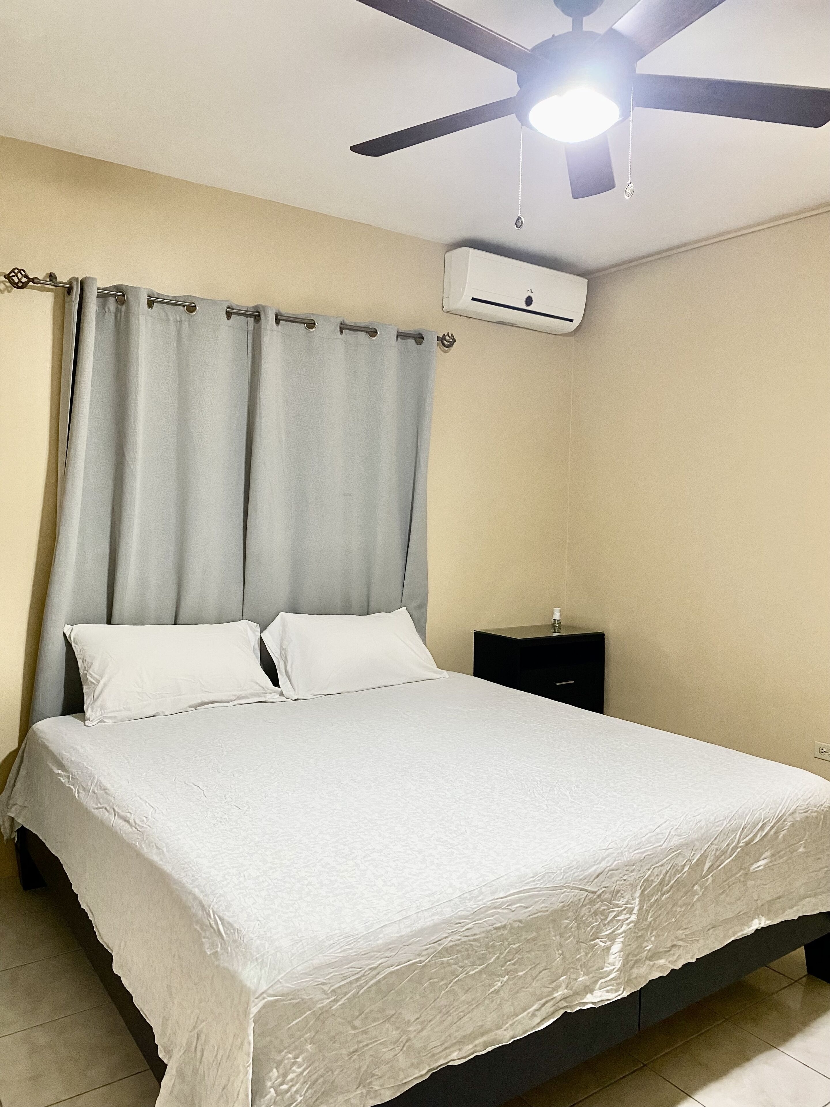 1 bedroom, iron/ironing board, travel crib, free WiFi