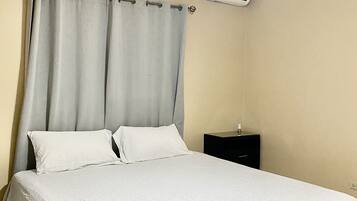 1 bedroom, iron/ironing board, travel crib, free WiFi