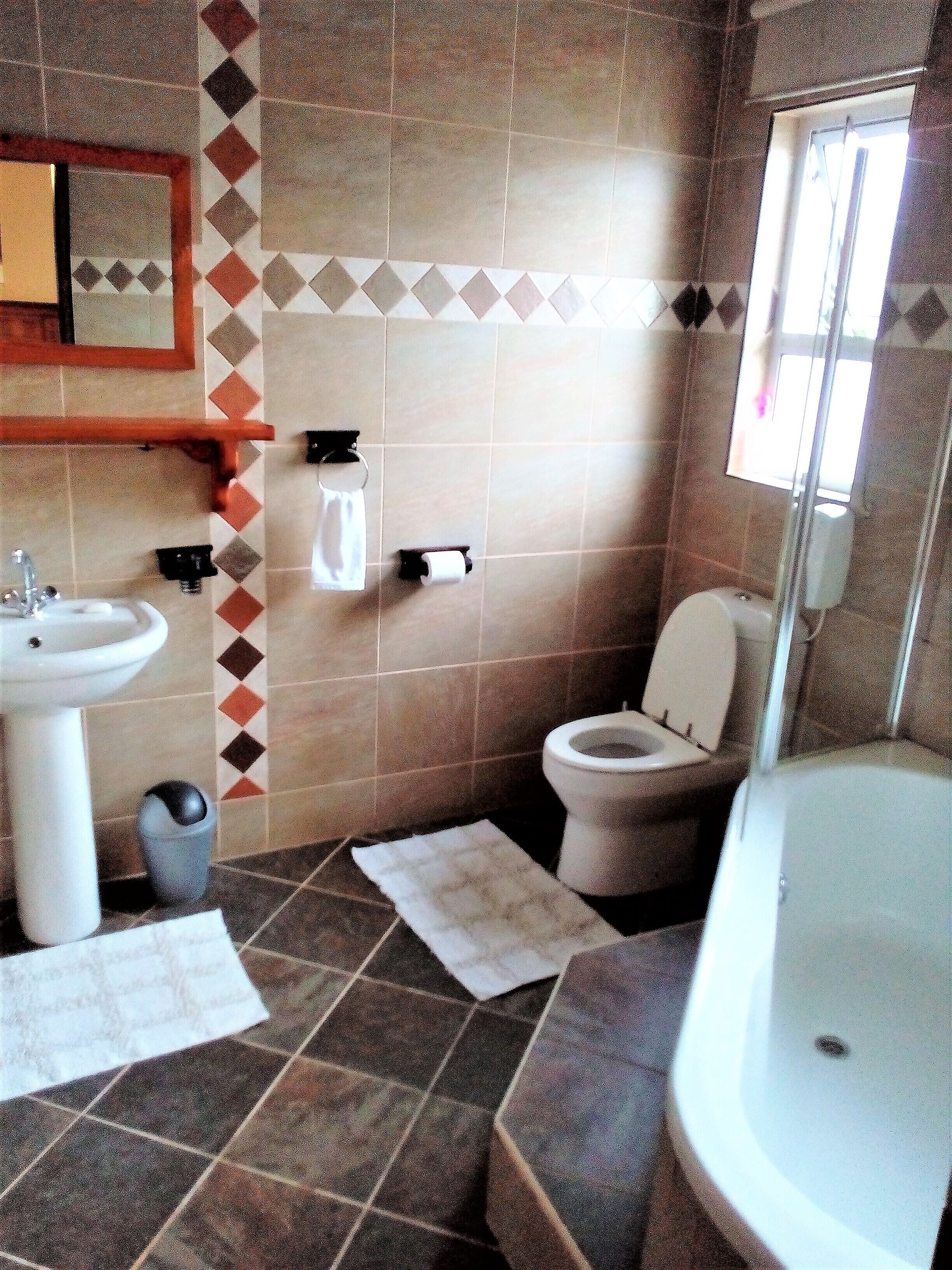 Sèche-cheveux, shampoing, papier toilette