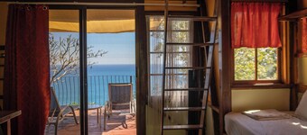 Montezuma Heights, Colibri Cabin Xtreme Ocean view tree house style. Sleeps 3