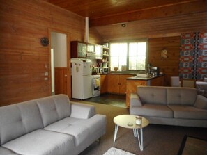 Fernseher, Kamin, DVD-Player