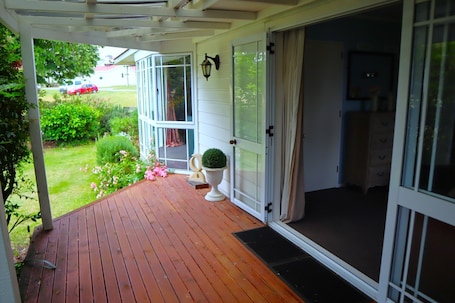 Exterior detail. Charming and comfortable country cottage in Central Hawkes Bay