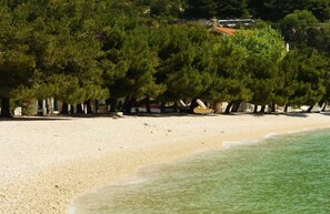Nær stranden