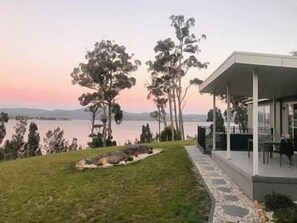 Terrace/patio - Fair Winds , luxury Huon Valley accommodation (Brooks Bay)