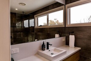 Regadera, amenidades de baño gratuitas, secadora de cabello, toallas 
