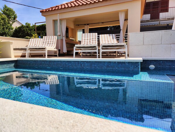 Außenpool, beheizter Pool