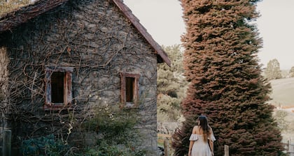 Historic Farm Romance with Miniature Goat Feeding