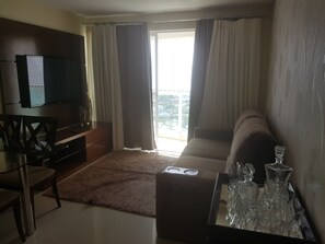 Flat-screen TV - Atlantic Star 2 bed room appartment (Natal)