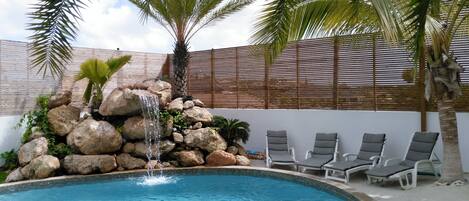 Indoor pool, a heated pool