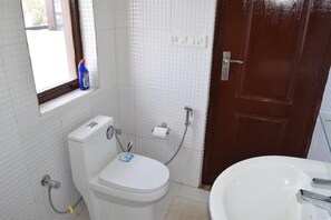 Towels, soap, shampoo, toilet paper - SINK INTO OBLIVION. NOTHING TO DO EVERYTHING TO GAIN. (Nathuwakhan)