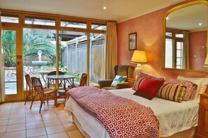 1 bedroom, iron/ironing board, bed sheets, wheelchair access