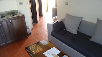 Flat-screen TV, table tennis