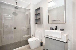 Hair dryer, towels