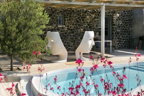 Outdoor pool - Kota Villa with private pool (Santorini)
