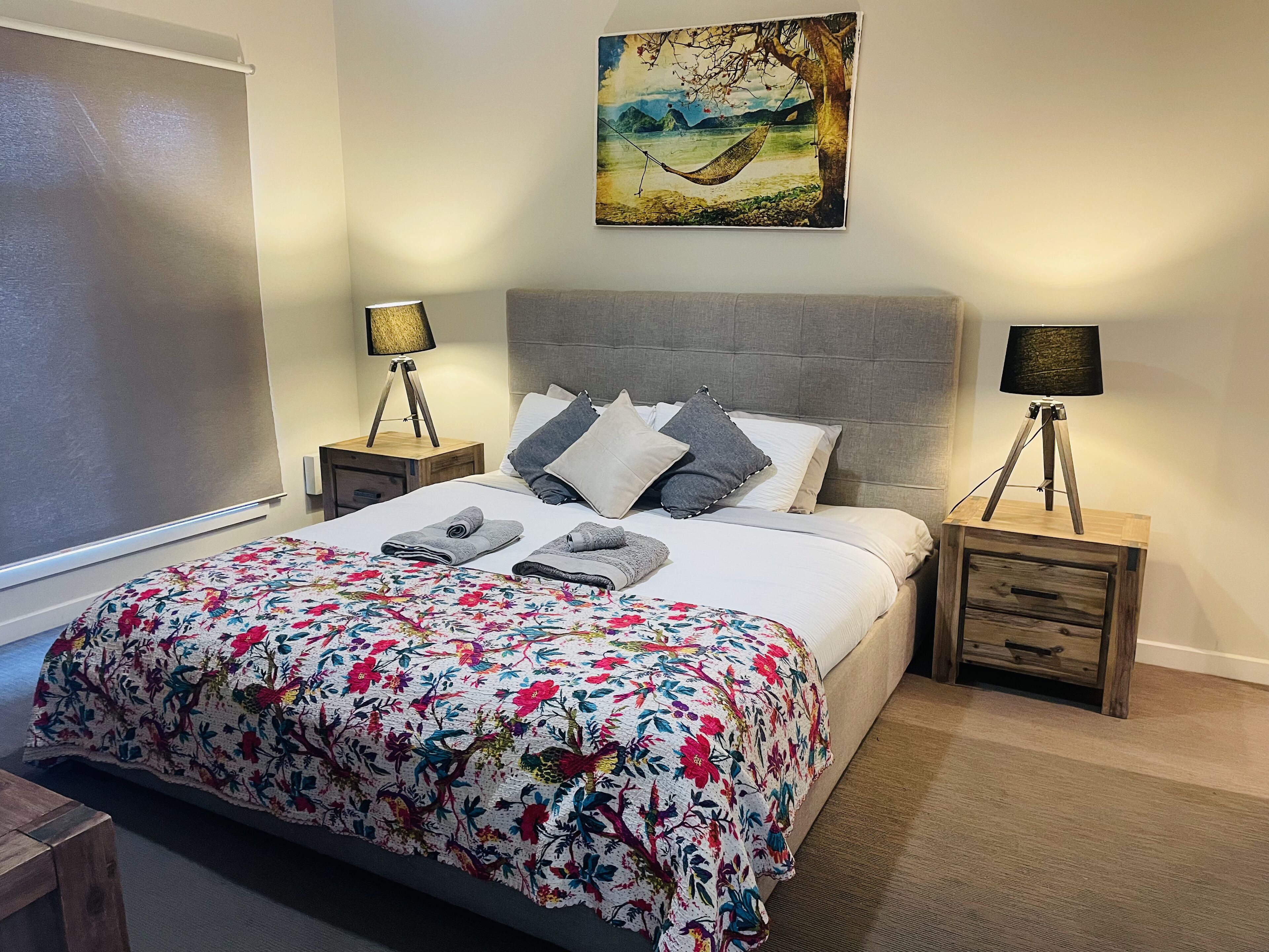 3 bedrooms, iron/ironing board, WiFi, bed sheets