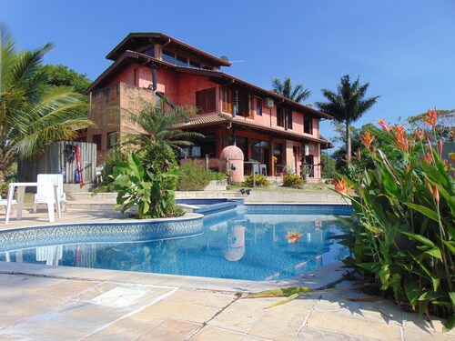 Ubatuba Tenório Beach. Sea view. Excellent Family Res with Pool