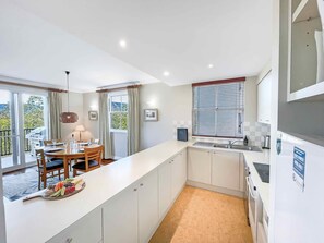 Microwave, dishwasher, coffee/tea maker