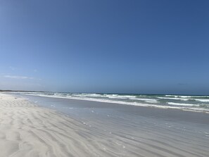 On the beach