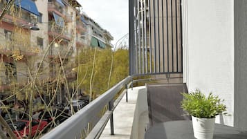 高級公寓, 1 張特大雙人床, 非吸煙房 | 陽台景觀