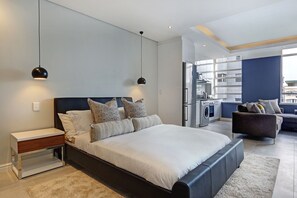 1 bedroom, iron/ironing board, Internet, bed sheets