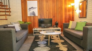 Smart TV, DVD player, video library