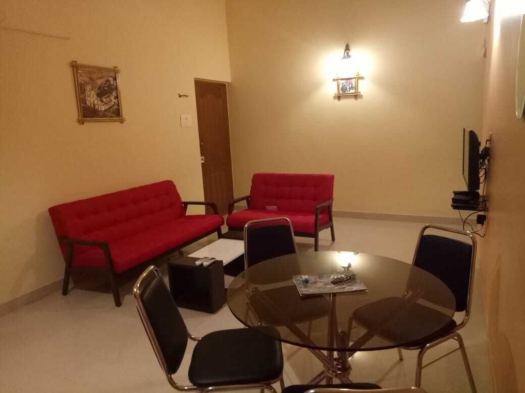 2BHK pool view deluxe apartment near Vagator beach