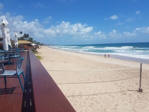 Aan het strand