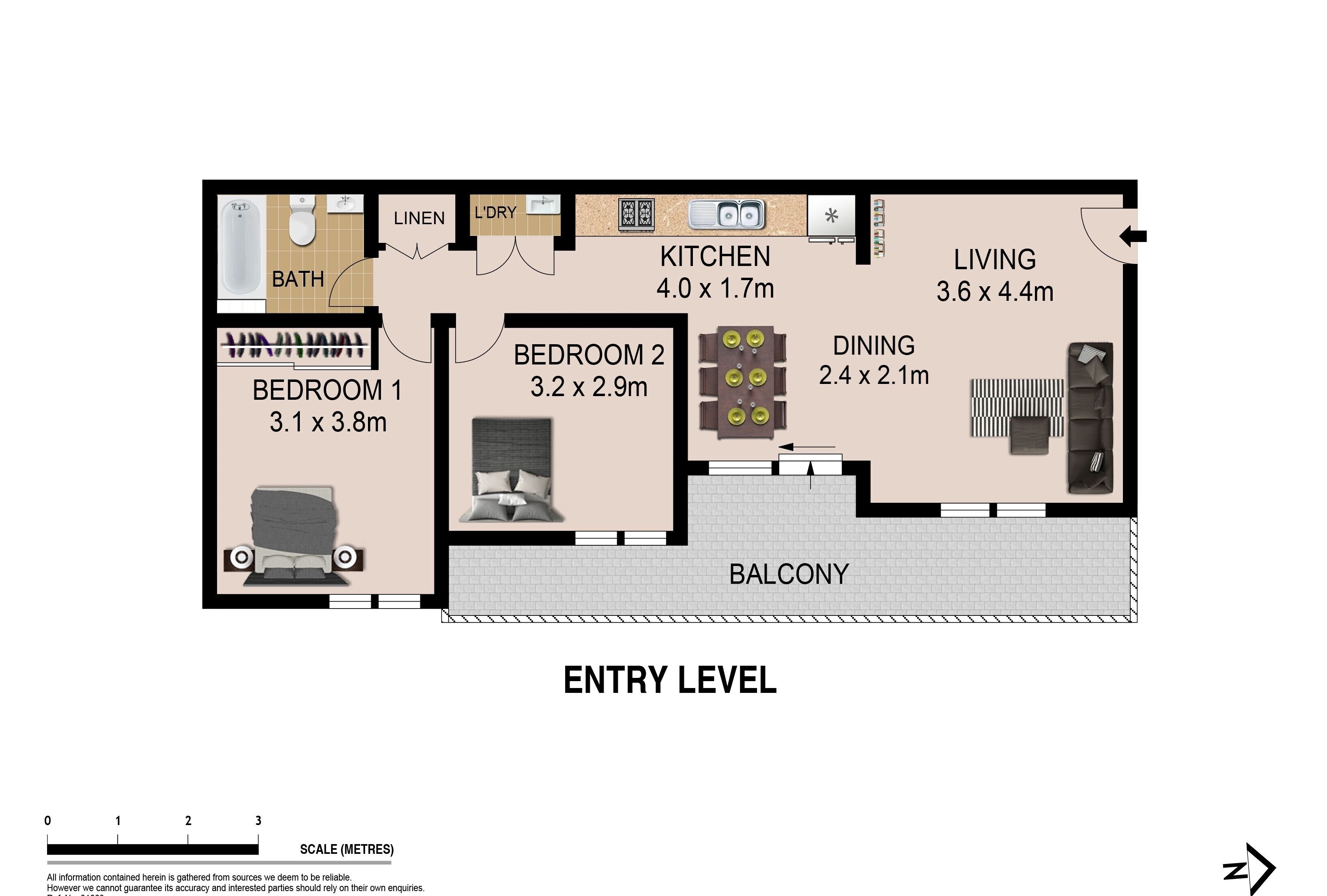 Entire 2 Bedroom apartment near UNSW & Hospitals — image 3