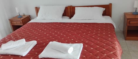 1 bedroom, iron/ironing board, bed sheets